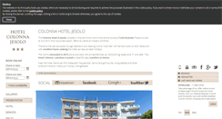 Desktop Screenshot of hotelcolonnajesolo.com